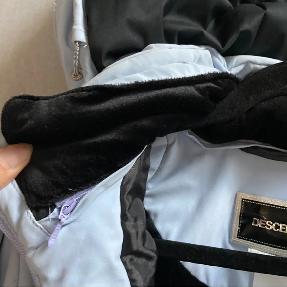 Descente Coti Waterproof Nylon Ski Parka Jacket Sz 8 - Picture 11 of 15